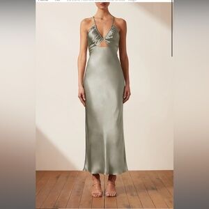 Shona Joy La Lune dress in Sage size 6